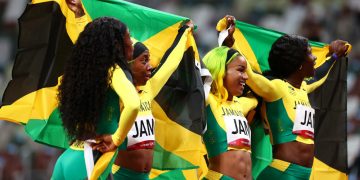 Dominacija sprinterki Jamajke u štafeti 4X100 metara