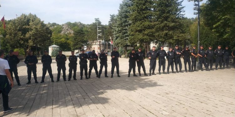 VIDEO: “Kornjače” stigle na Dvorski trg, Cetinjani im skandiraju: “Izdaja”