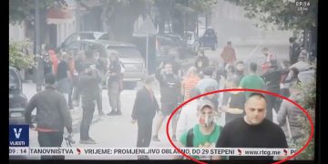 Šta je radio ekstremista i “junak sa Košara” među demonstrantima na Cetinju?