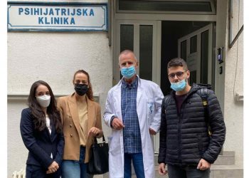 Udruženje studenata primijenjene psihologije “Axon” doniralo radno-okupacioni materijal Klinici za psihijatriju
