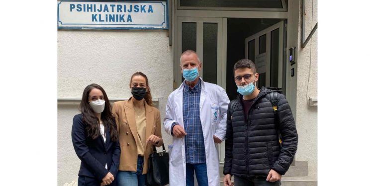 Udruženje studenata primijenjene psihologije “Axon” doniralo radno-okupacioni materijal Klinici za psihijatriju