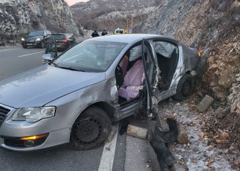 Saobraćajna nezgoda na putu Cetinje – Podgorica
