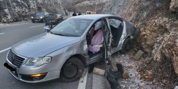 Saobraćajna nezgoda na putu Cetinje – Podgorica